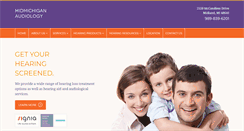 Desktop Screenshot of midmichiganaudiology.com