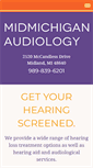 Mobile Screenshot of midmichiganaudiology.com